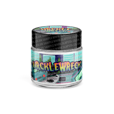 Urckle Wreck Glass Jars Pre - Labeled - 3.5grams (1/8oz)