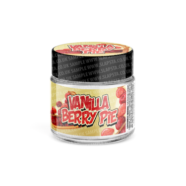 Vanilla Berry Pie Glass Jars Pre - Labeled - 3.5grams (1/8oz)