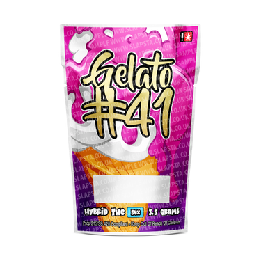 Gelato #41 Mylar Pouches Pre-Labeled - 3.5g (1/8oz) / No / 16pcs