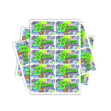 33 Splitter Rectangle / Pre-Roll Labels - Pre-Roll (10.16cm x 6.7cm) / 10