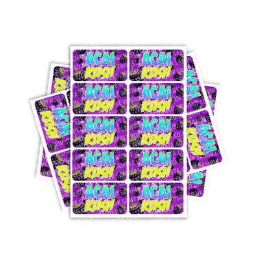 Acai Kush Rectangle / Pre-Roll Labels - Pre-Roll (10.16cm x 6.7cm) / 10