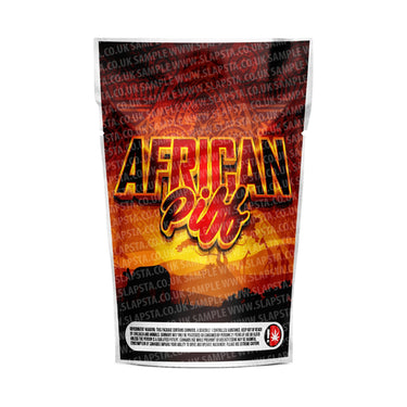African Piff Mylar Pouches Pre-Labeled - 3.5g (1/8oz) / No / 16pcs