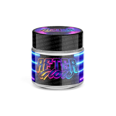 After Glow Glass Jars Pre - Labeled - 3.5grams (1/8oz)