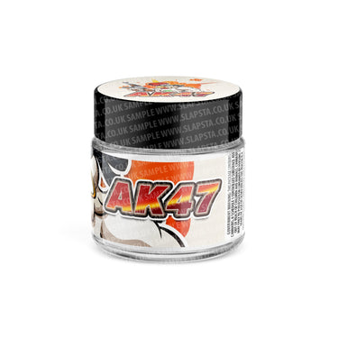 Ak47 Glass Jars Pre - Labeled - 3.5grams (1/8oz)