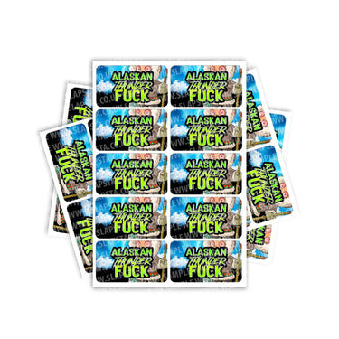Alaskan Thunder Fuck Rectangle / Pre - Roll Labels - Pre - Roll (10.16cm x 6.7cm)