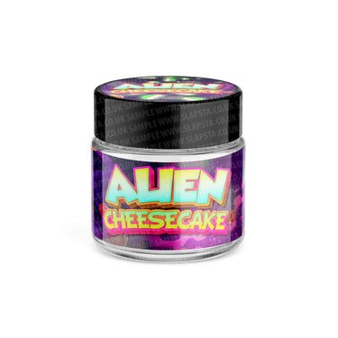 Alien Cheescake Glass Jars Pre-Labeled - 3.5grams (1/8oz) / 10pcs / Yes