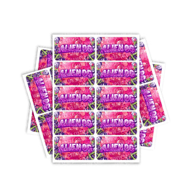 Alien OG Rectangle / Pre-Roll Labels - Pre-Roll (10.16cm x 6.7cm) / 10