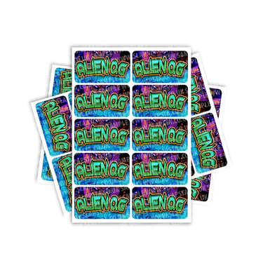 Alien OG Rectangle / Pre-Roll Labels - Pre-Roll (10.16cm x 6.7cm) / 10
