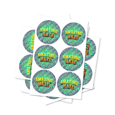Amazing Haze Circular Stickers - 2.5cm