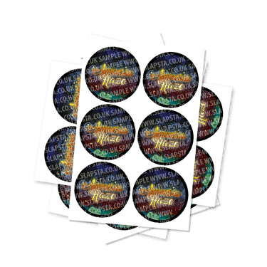 Amnesia Haze Circular Stickers - 2.5cm