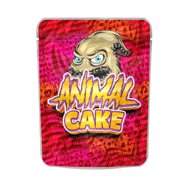 Animal Cake Mylar Pouches Pre-Labeled - 3.5g (1/8oz) / No / 16pcs