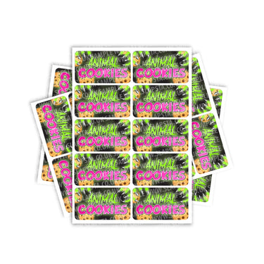 Animal Cookies Rectangle / Pre-Roll Labels - Pre-Roll (10.16cm x 6.7cm) / 10