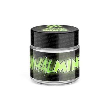 Animal Mints Glass Jars Pre - Labeled - 3.5grams (1/8oz)