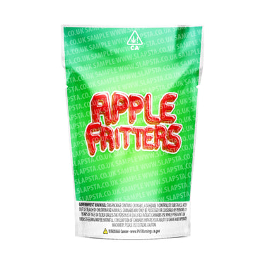 Apple Fritter Mylar Pouches Pre - Labeled - 3.5g (1/8oz)