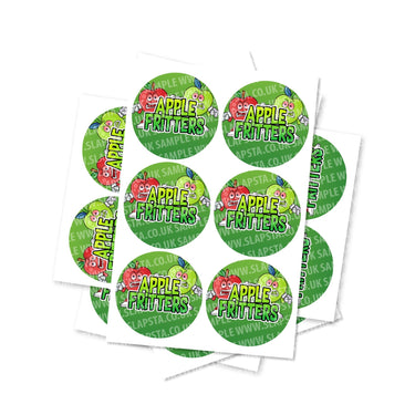 Apple Fritters Circular Stickers - 2.5cm