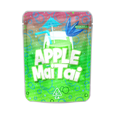 Apple Mai Tai Mylar Pouches Pre - Labeled - 3.5g (1/8oz)