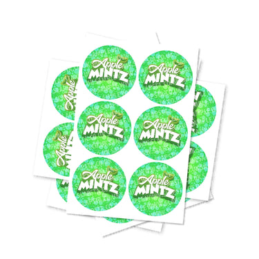 Apple Mintz Circular Stickers - 2.5cm