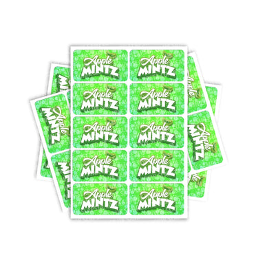 Apple Mintz Rectangle / Pre-Roll Labels - Pre-Roll (10.16cm x 6.7cm) / 10