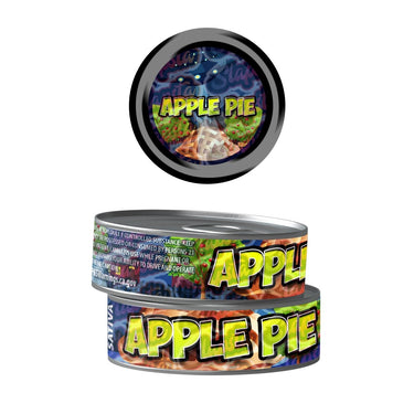 Apple Pie Pre - Labeled 3.5g Self - Seal Tins - 60pcs