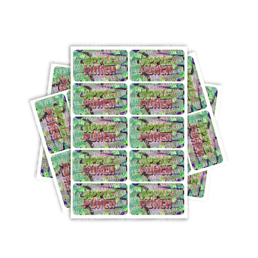 Apple Punch Rectangle / Pre - Roll Labels - Pre - Roll (10.16cm x 6.7cm)