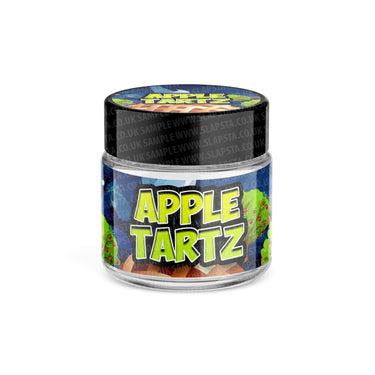 Apple Tartz Glass Jars Pre - Labeled - 3.5grams (1/8oz)