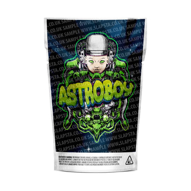 Astro Boy Mylar Pouches Pre-Labeled - 3.5g (1/8oz) / No / 16pcs