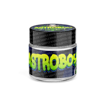 Astroboy Glass Jars Pre - Labeled - 3.5grams (1/8oz)