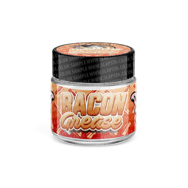 Bacon Grease Glass Jars Pre - Labeled - 3.5grams (1/8oz)