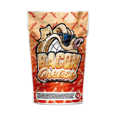 Bacon Grease Mylar Pouches Pre - Labeled - 3.5g (1/8oz)