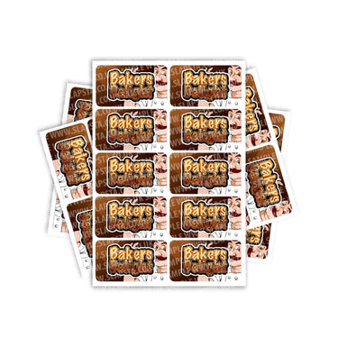 Bakers Delight Rectangle / Pre-Roll Labels - Pre-Roll (10.16cm x 6.7cm) / 10