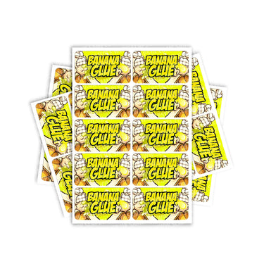 Banana Glue Rectangle / Pre-Roll Labels - Pre-Roll (10.16cm x 6.7cm) / 10