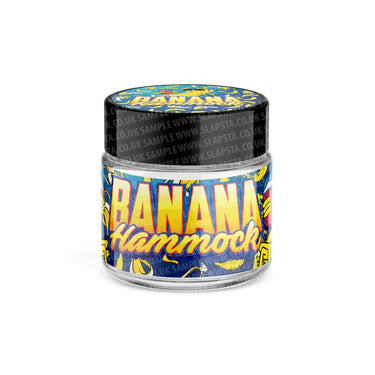 Banana Hammock Glass Jars Pre - Labeled - 3.5grams (1/8oz)
