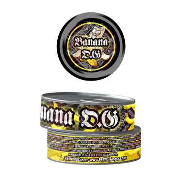 Banana OG Pre - Labeled 3.5g Self - Seal Tins - 60pcs