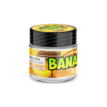 Banana Pie Glass Jars Pre - Labeled - 3.5grams (1/8oz)