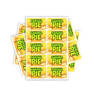 Banana Pie Rectangle / Pre-Roll Labels - Pre-Roll (10.16cm x 6.7cm) / 10