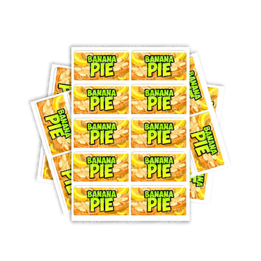 Banana Pie Rectangle / Pre-Roll Labels - Pre-Roll (10.16cm x 6.7cm) / 10
