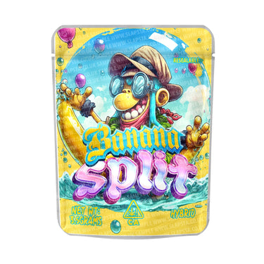 Banana Split Mylar Pouches Pre - Labeled - 3.5g (1/8oz)