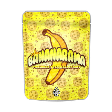 Bananarama Mylar Pouches Pre - Labeled - 3.5g (1/8oz)