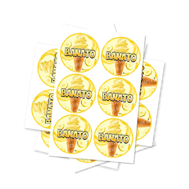 Banato Circular Stickers - 2.5cm