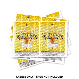 Banato Mylar Bag Labels ONLY