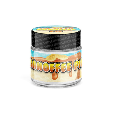 Banoffee Pie Glass Jars Pre - Labeled - 3.5grams (1/8oz)