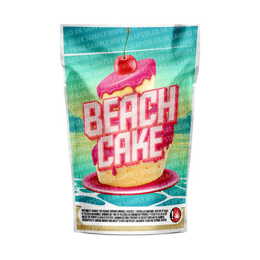 Beach Cake Mylar Pouches Pre-Labeled - 3.5g (1/8oz) / No / 16pcs