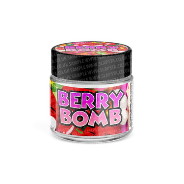 Berry Bomb Glass Jars Pre - Labeled - 3.5grams (1/8oz)