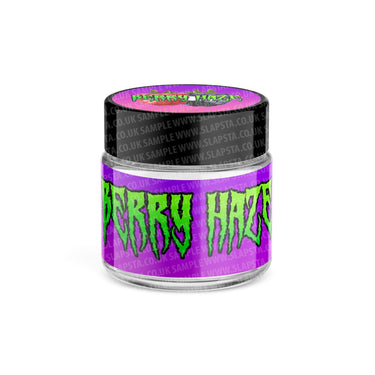 Berry Haze Glass Jars Pre - Labeled - 3.5grams (1/8oz)