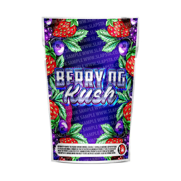 Berry OG Kush Mylar Pouches Pre - Labeled - 3.5g (1/8oz)