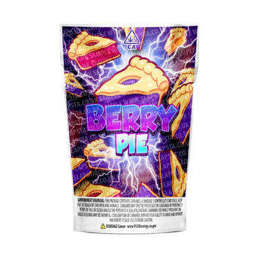 Berry Pie Mylar Pouches Pre-Labeled - 3.5g (1/8oz) / No / 16pcs