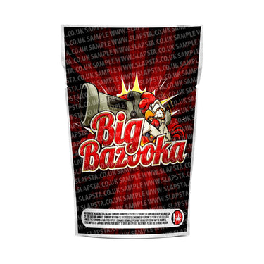 Big Bazooka Mylar Pouches Pre-Labeled - 3.5g (1/8oz) / No / 16pcs