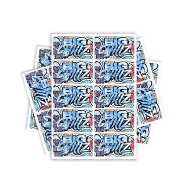 Big Chillz Rectangle / Pre-Roll Labels - Pre-Roll (10.16cm x 6.7cm) / 10