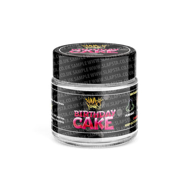 Birthday Cake Glass Jars Pre - Labeled - 3.5grams (1/8oz)