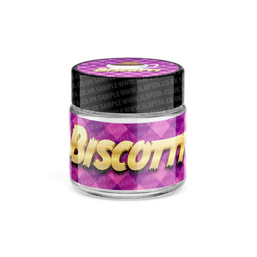 Biscotti Glass Jars Pre - Labeled - 3.5grams (1/8oz)